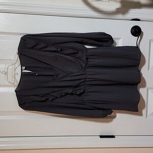 EUC Lauren Conrad blouse, medium, grey  *723.1